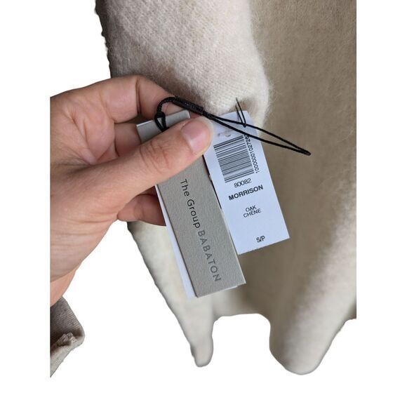 Aritzia hoodie size S‎ The Group Babaton Morrison wool blend Oak NEW - Picture 6 of 9